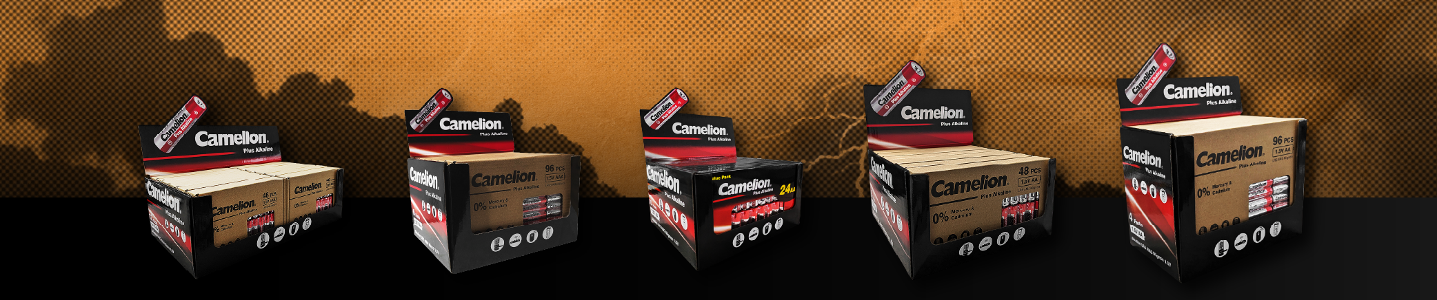 Camelion Alkaline Displays