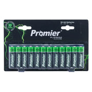 Promier AA Platinum Alkaline Batteries Blister 24Pk
