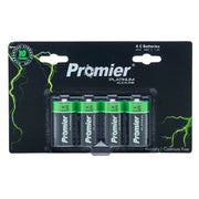 Promier C Platinum Alkaline Batteries Blister 4Pk
