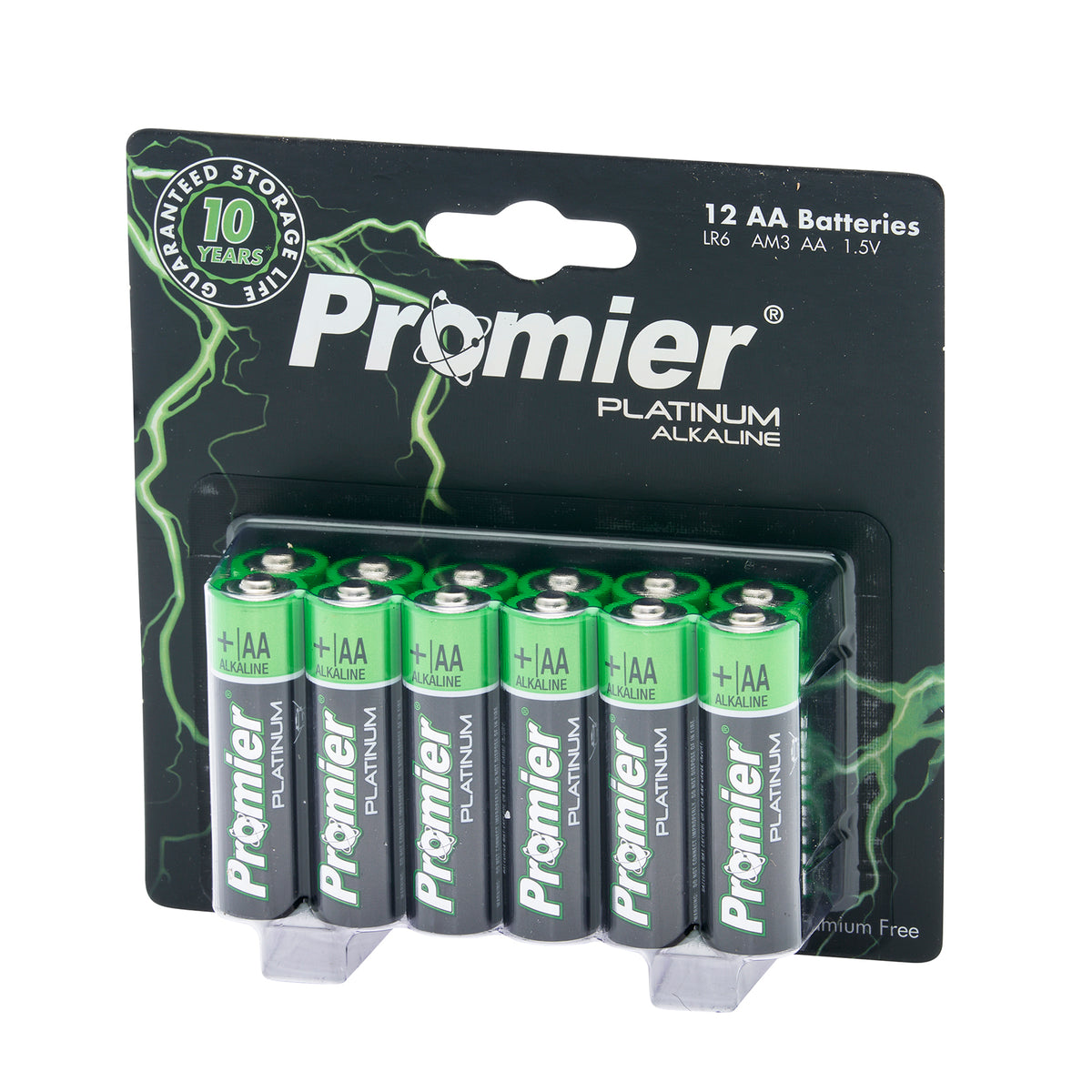 Promier AA Platinum Alkaline Batteries Box 12Pk