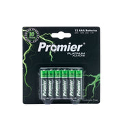 Promier AAA Platinum Alkaline Batteries Blister 12Pk