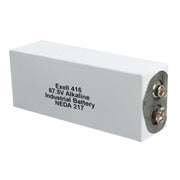 Exell 416A Alkaline 67.5V 180mAh Battery NEDA 217 Compatible with A416,ER-416