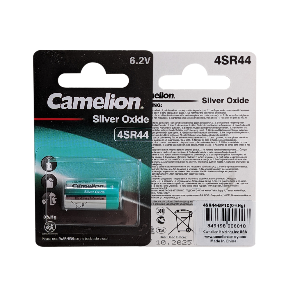Camelion 4SR44 Silver Oxide Blister Pack of 1