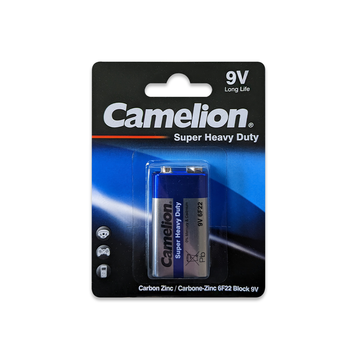 Camelion 9V Super Heavy Duty Battery Blister 1Pk