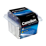 Camelion 9V Super Heavy Duty Batteries Plastic Tub 6Pk