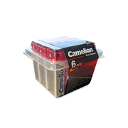 Camelion 9V Plus Alkaline Batteries Plastic Tub 6Pk
