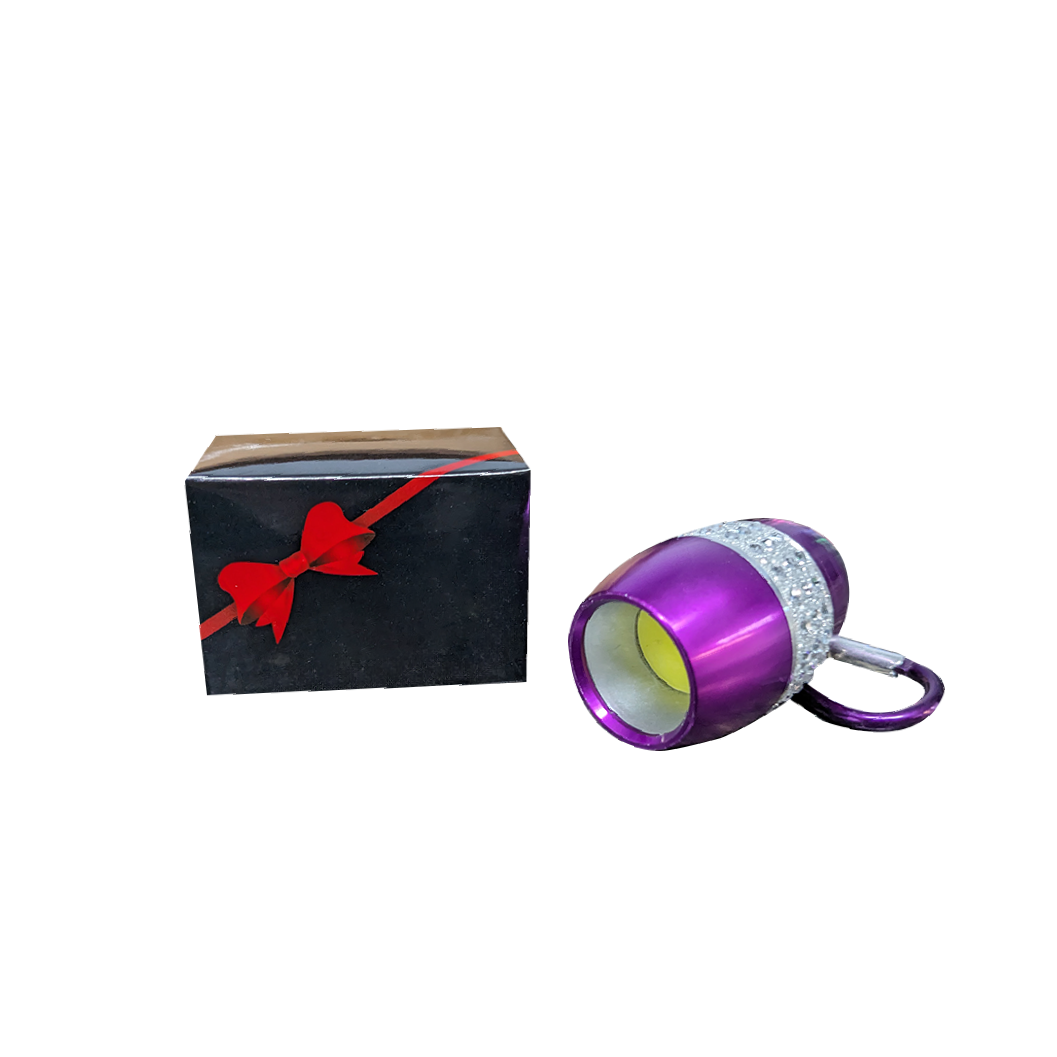 4 For $3- Bling Flashlight with COB LED Light - 4 Pack in Gift Box Packaging W/ Installed Batteries