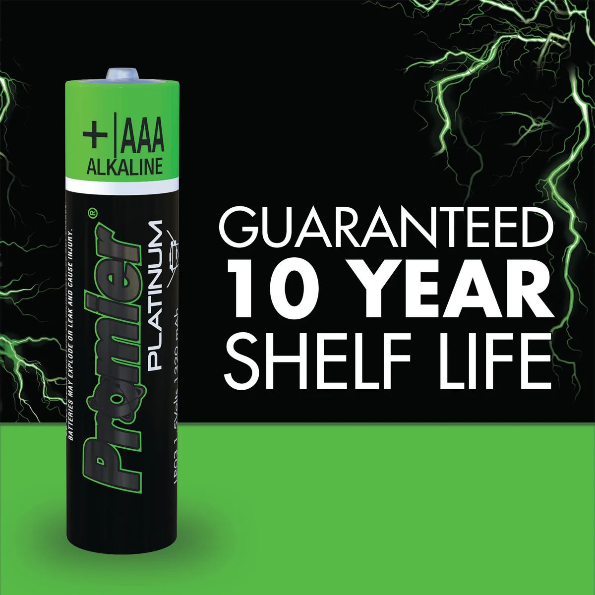 Promier AAA Platinum Alkaline Batteries Blister 12Pk