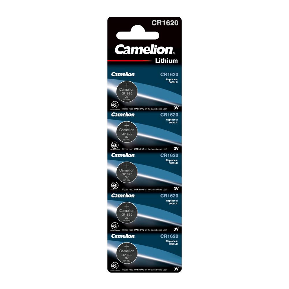 Camelion CR1620 3V Lithium Primary Coin Cell Battery (Three Packaging Options)- Non Rechargeable