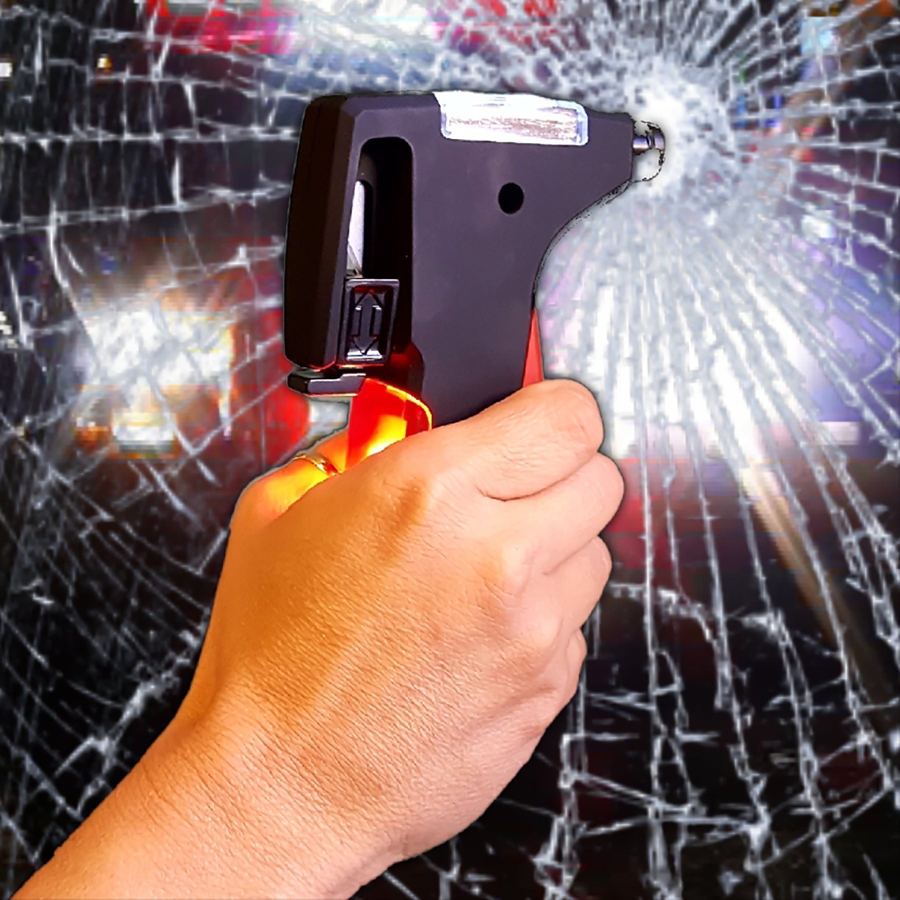 Flipo 5-In-1 Emergency Car Tool - With Portable Power Bank