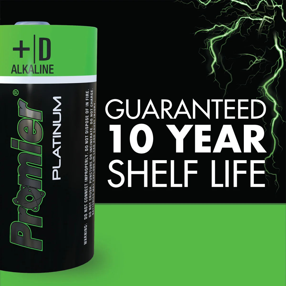 Promier D Platinum Alkaline Batteries Blister 2Pk