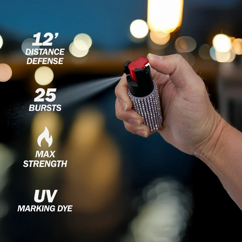 Flipo Defy Bling Pepper Spray Retail Blister