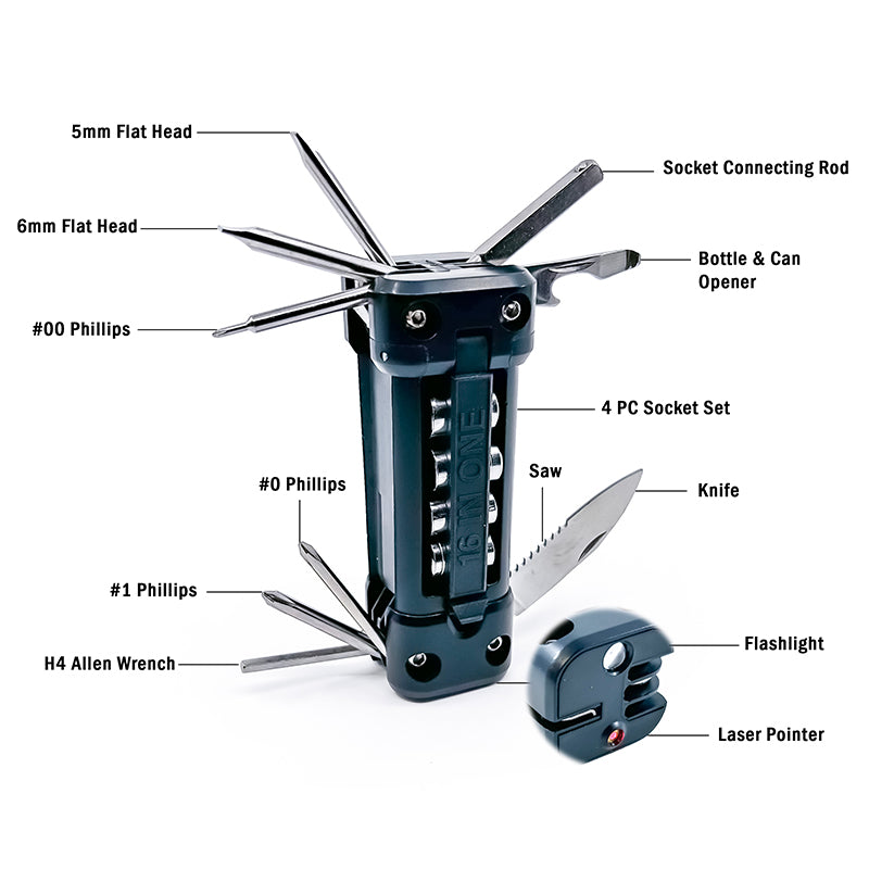 Flipo 16-In-1 Multi-Tool | 6 Piece Display