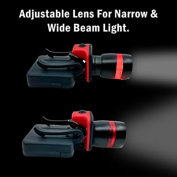 Flipo Radius™ Zoom Clip-On COB LED Cap Light