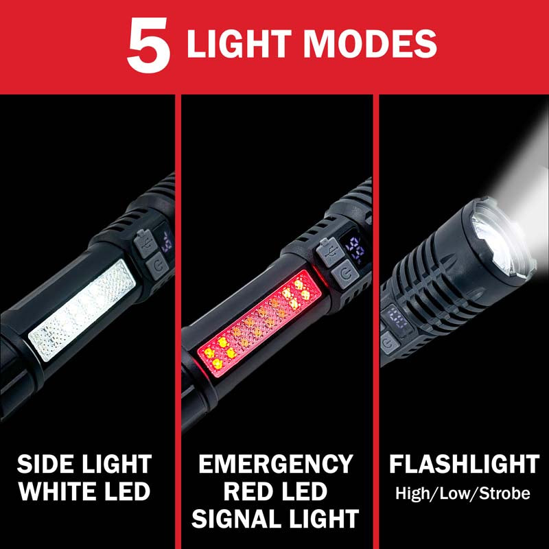 Flipo Tactical All-In-One Emergency Flashlight | 8 PC Display