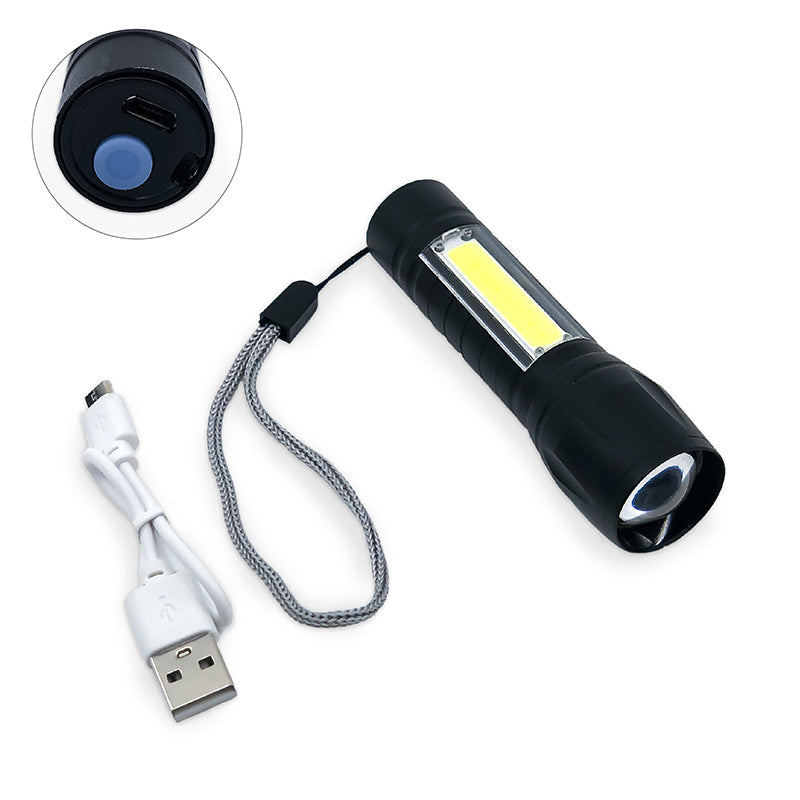 Flipo Micro Tactical Rechargeable LED Flashlight