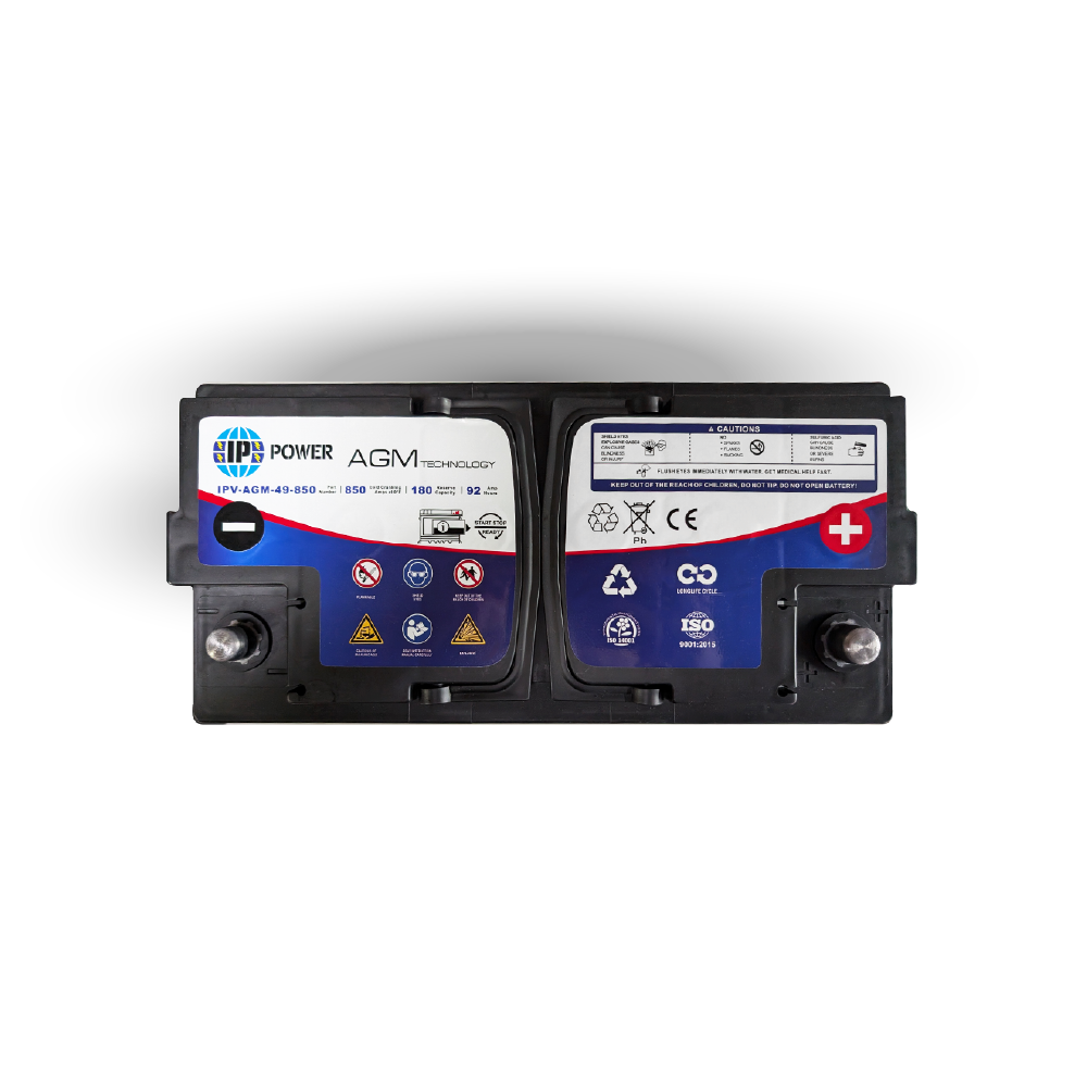 (CALL TO ORDER) IP Power Group 49 850CCA AGM Automotive Battery