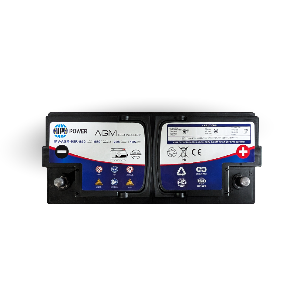 (CALL TO ORDER) IP Power Group 95R 950CCA AGM Automotive Battery