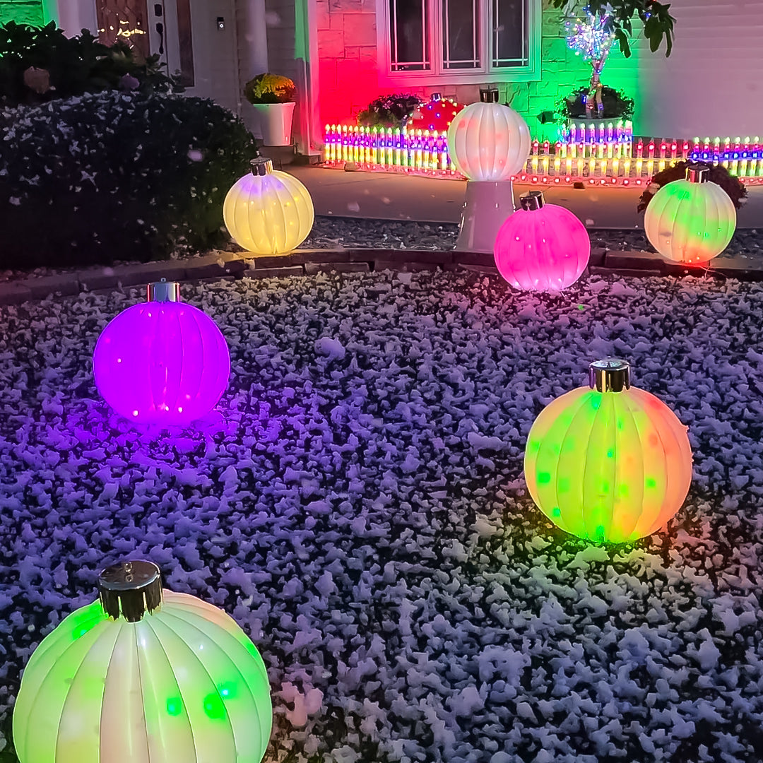 Flipo Twinklers™ Orb | 18" Indoor & Outdoor Foldable Lighted Orb