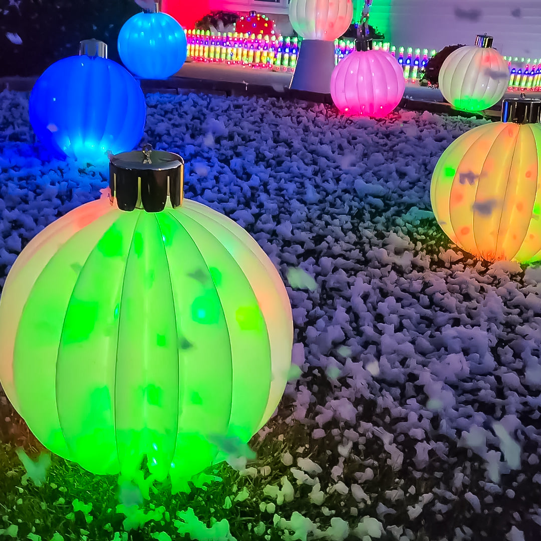 Flipo Twinklers™ Orb | 18" Indoor & Outdoor Foldable Lighted Orb