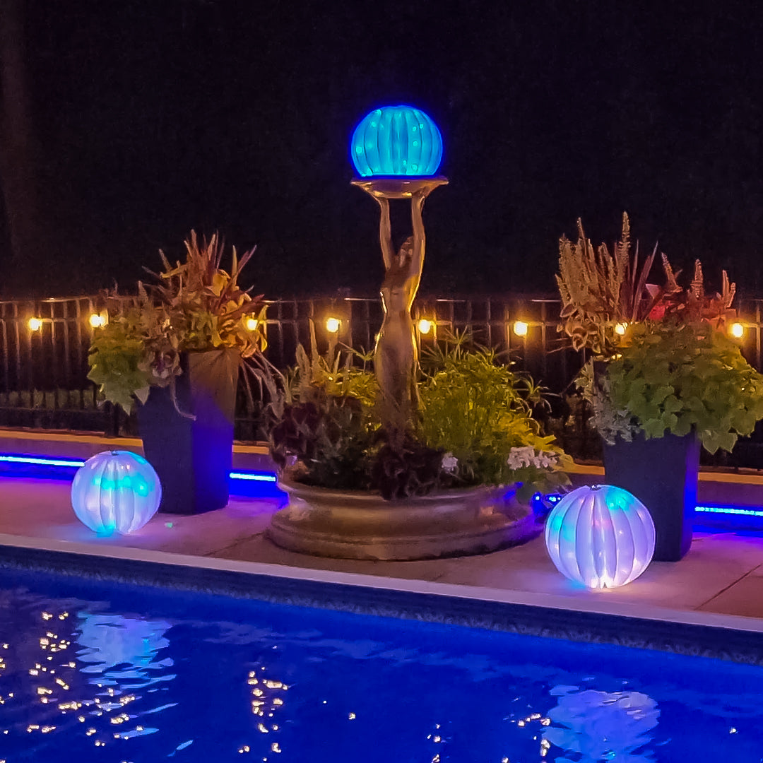 Flipo Twinklers™ Orb | 18" Indoor & Outdoor Foldable Lighted Orb