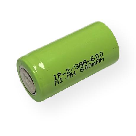 IP Power 2/3AA Ni-Mh 1.2V 600mAh Rechargeable Flat Top Battery Bulk