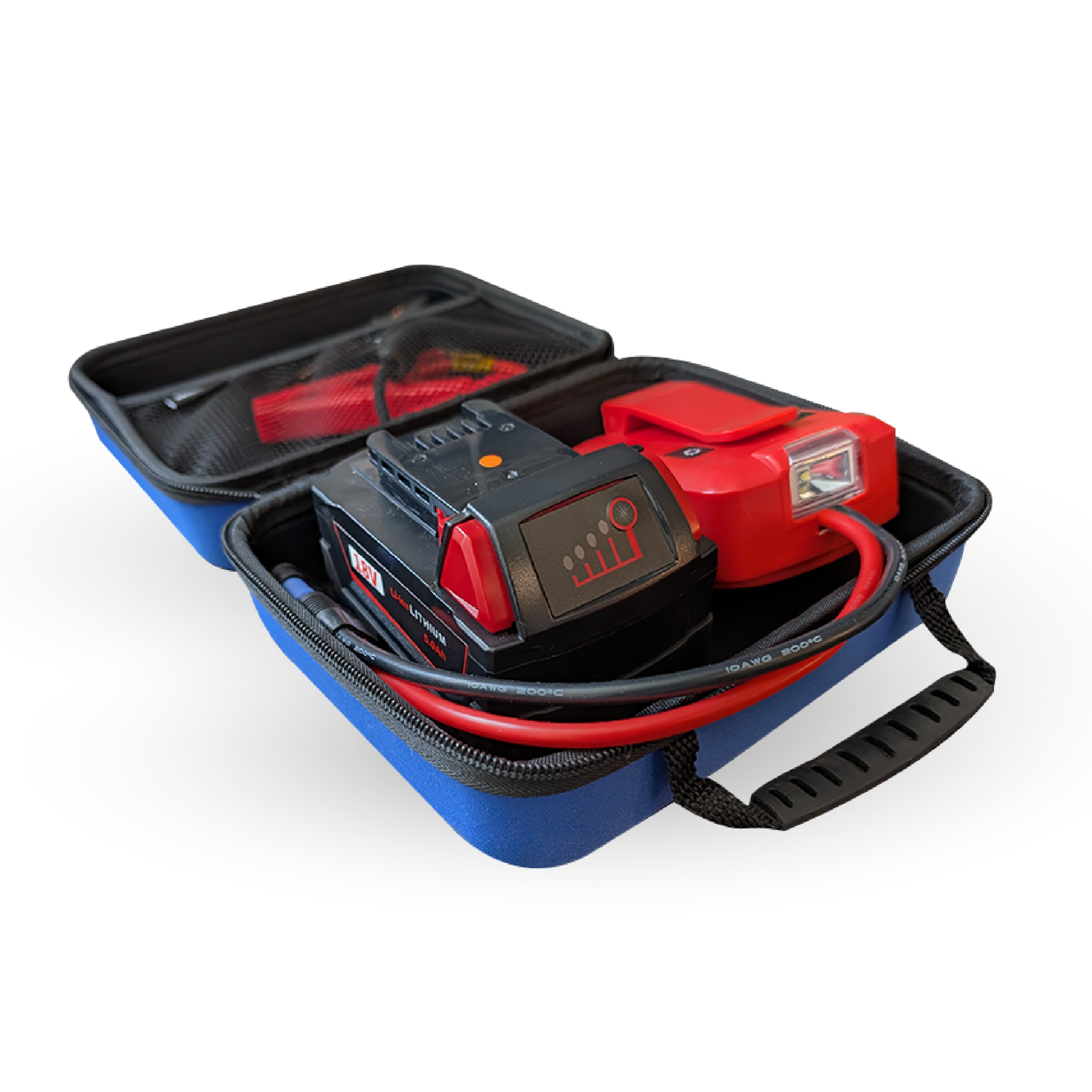 IP POWER Rapid Amp Charger / Jump Starter SMALL Kit | Compatible with Milwaukee 18V Li-ion Battery