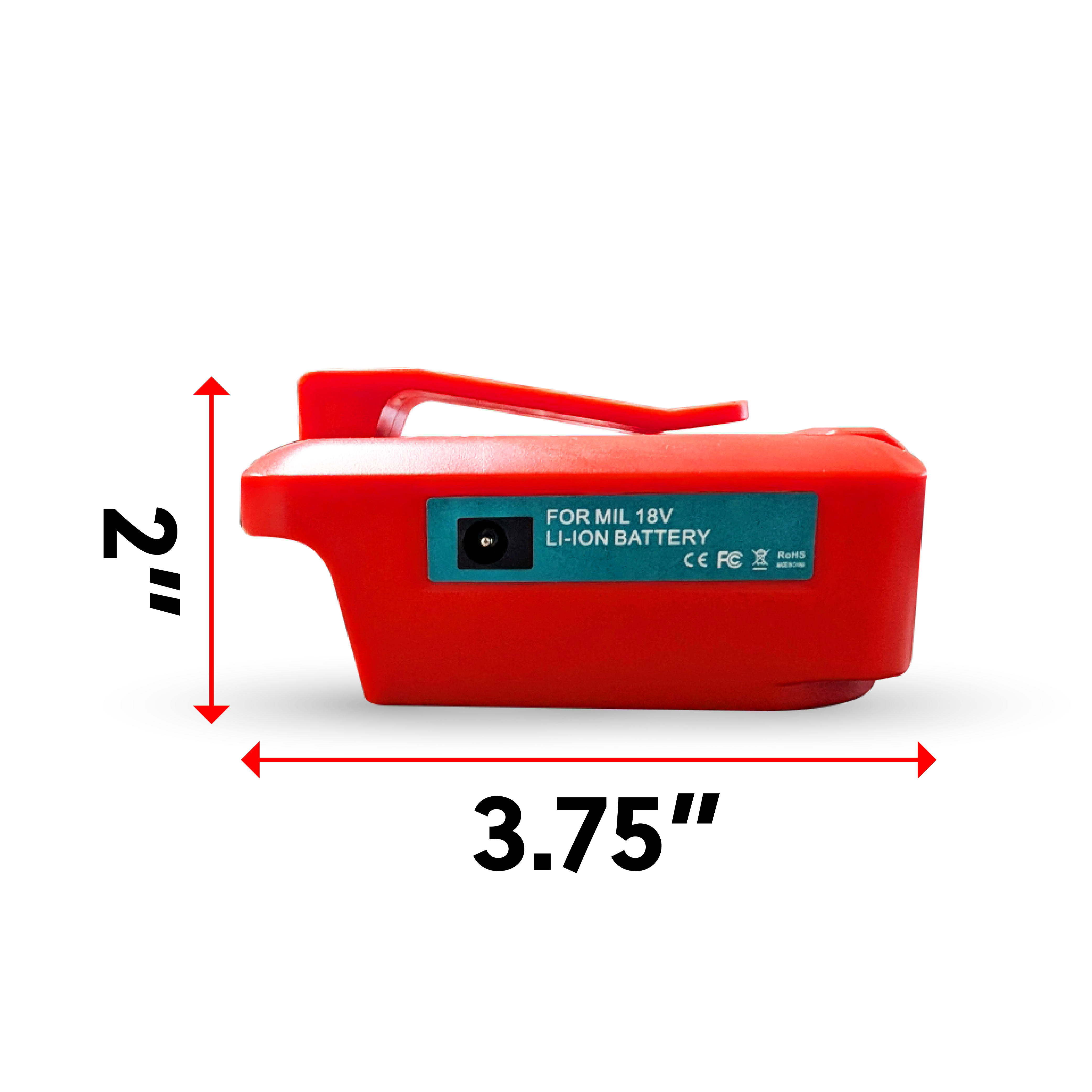 IP POWER Rapid Amp Charger / Jump Starter SMALL Kit | Compatible with Milwaukee 18V Li-ion Battery
