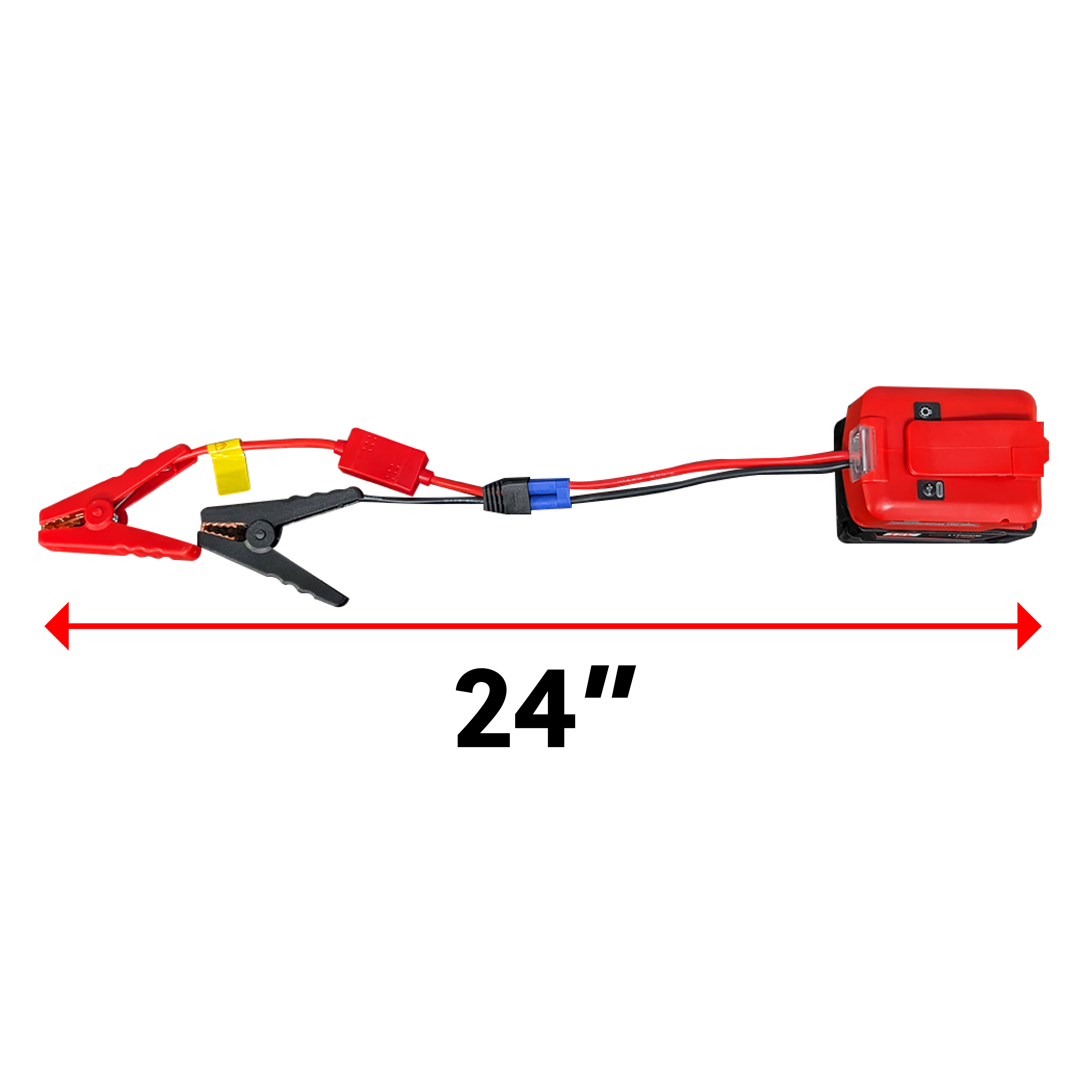 IP POWER Rapid Amp Charger / Jump Starter SMALL Kit | Compatible with Milwaukee 18V Li-ion Battery