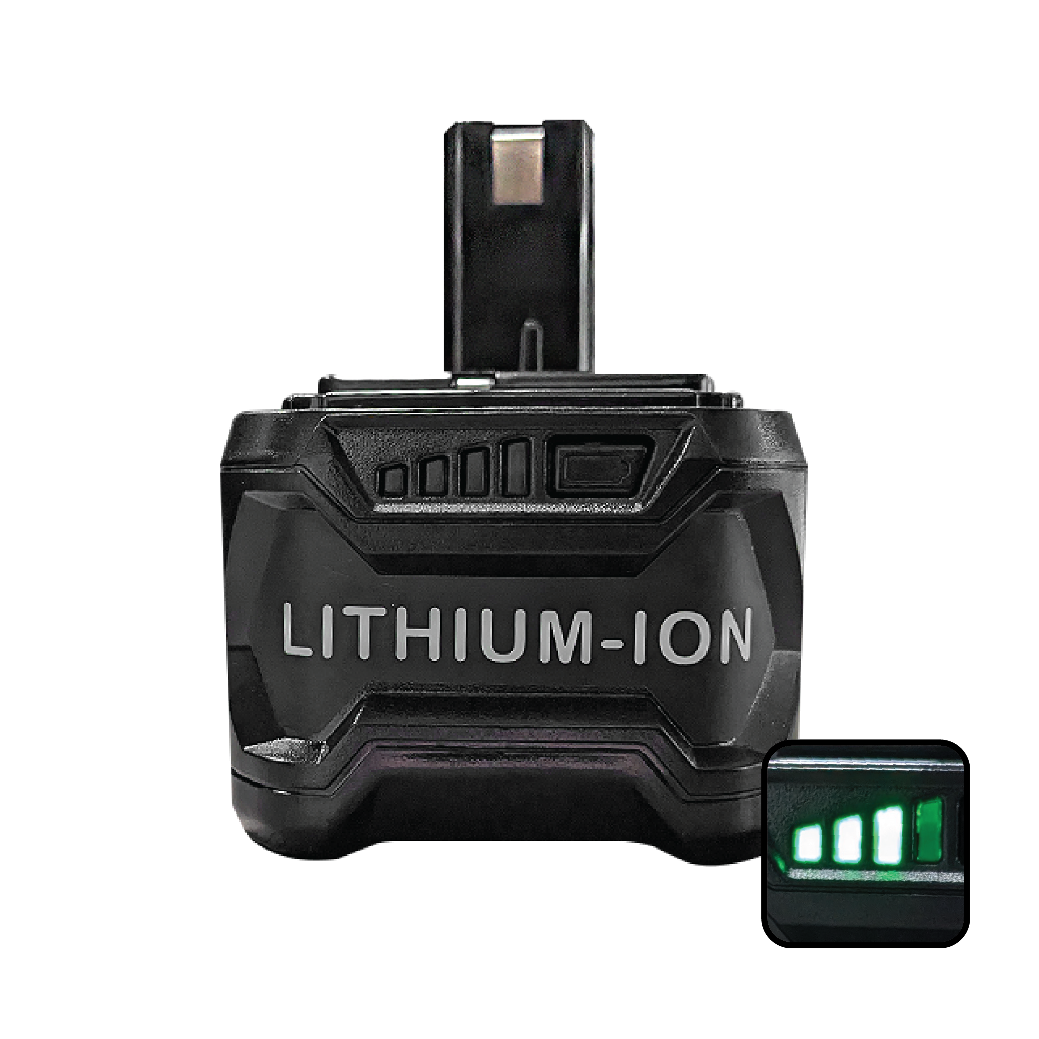 Replacement For Ryobi 18V;  IP Power 18V 5Ah Li-Ion Rechargeable Drill Pack Battery