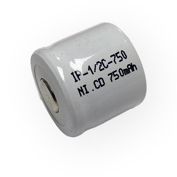IP Power 1/2C 750mAh Ni-Cd Flat Top Battery