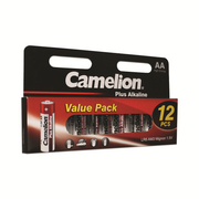 Camelion AA Plus Alkaline Batteries Hangable Box 12Pk
