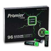 Promier AAA Platinum Alkaline Batteries Box 96Pk