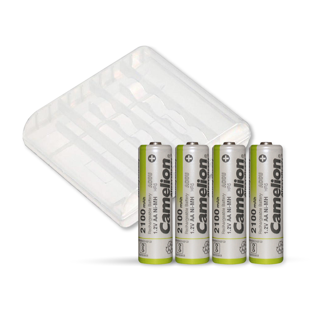 Camelion AA Always Ready Ni-Mh 1.2V 2100mAh Rechargeable Battery 4Pk