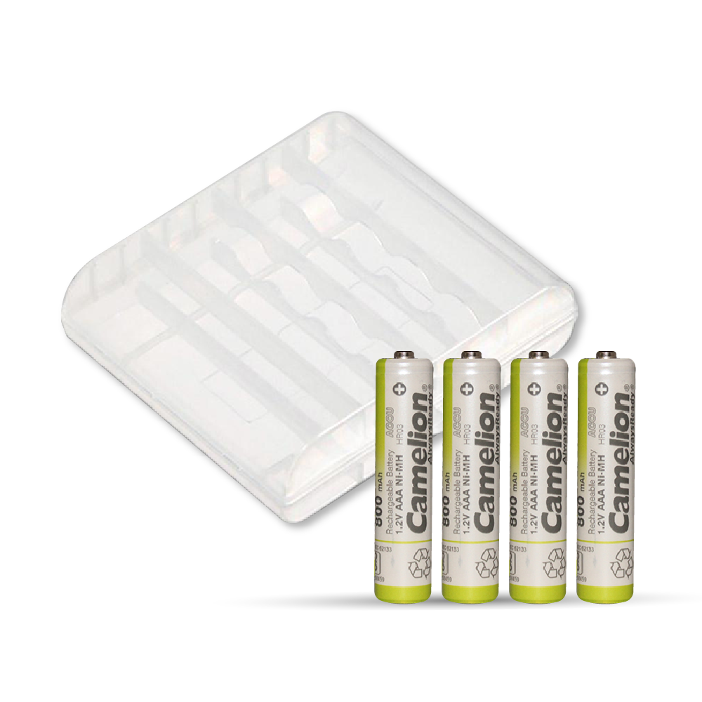 Camelion AAA Always Ready Ni-Mh 1.2V 800mAh Rechargeable Battery 4Pk