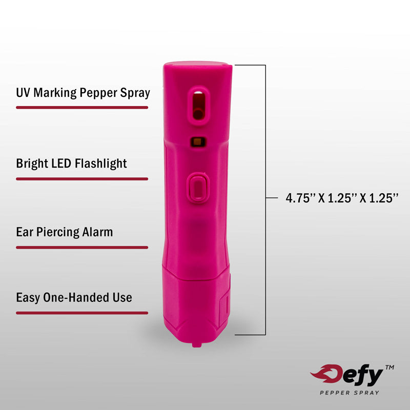 Flipo Defy 3-in-1 Pepper Spray With Alarm & Flashlight | Giftbox