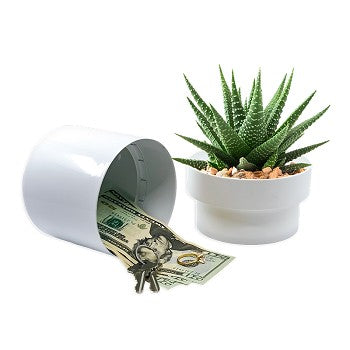 Flipo Secret Safe | Flower Pot With Key Lock