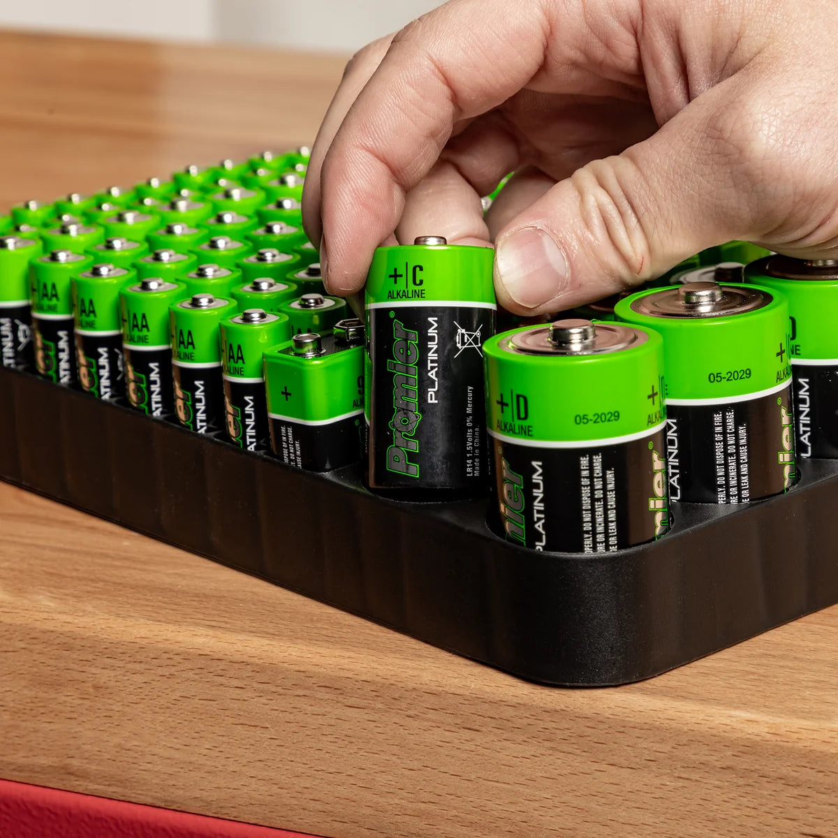 Promier C Platinum Alkaline Batteries Blister 2Pk