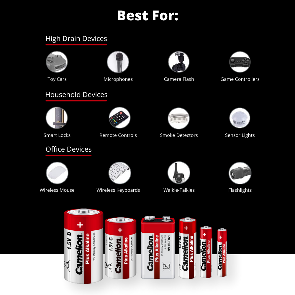 Camelion D Plus Alkaline Bulk