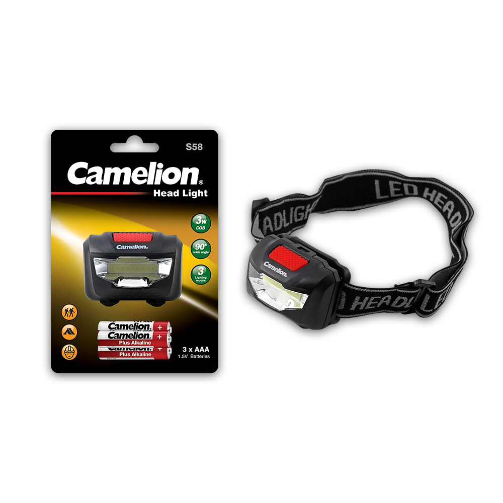 Camelion S58 COB LED Head Lamp