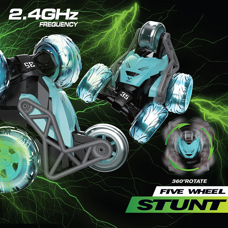 Flipo Quadzilla | 5-Wheel RC Stunt Car