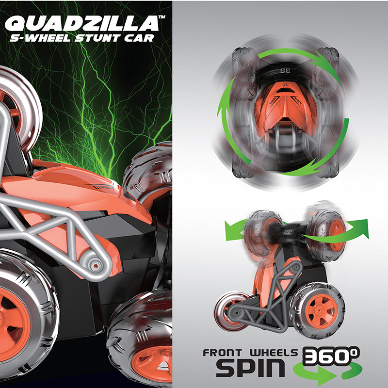 Flipo Quadzilla | 5-Wheel RC Stunt Car