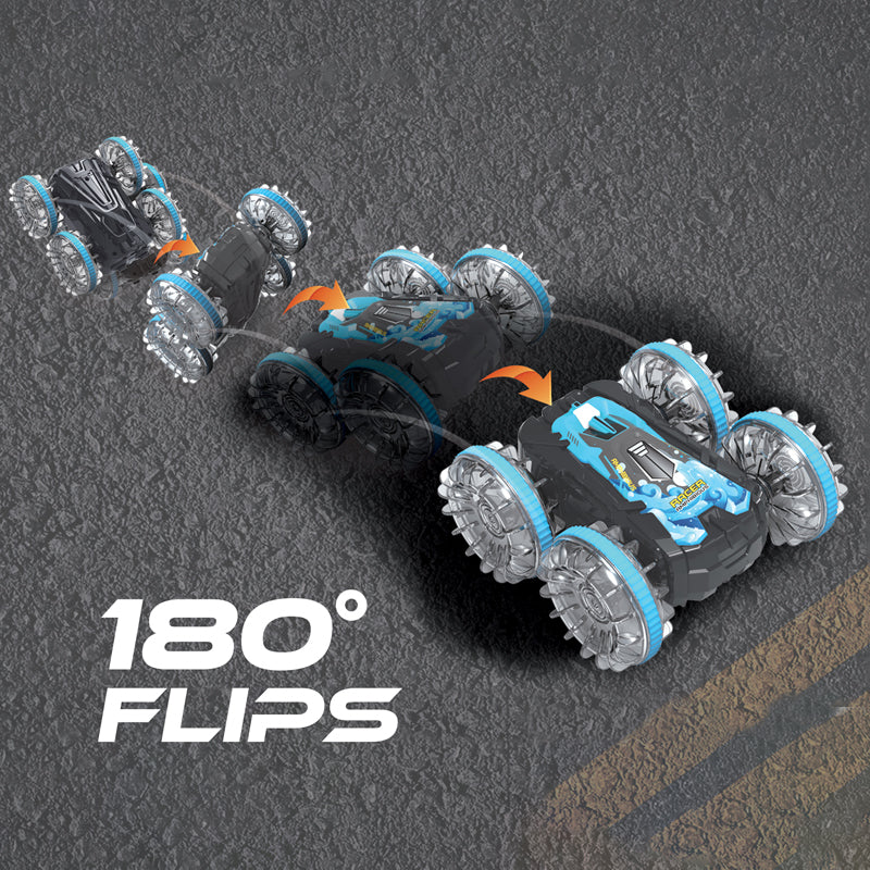 Flipo Turbo Terrain - Land, Sea and Snow RC Stunt Car