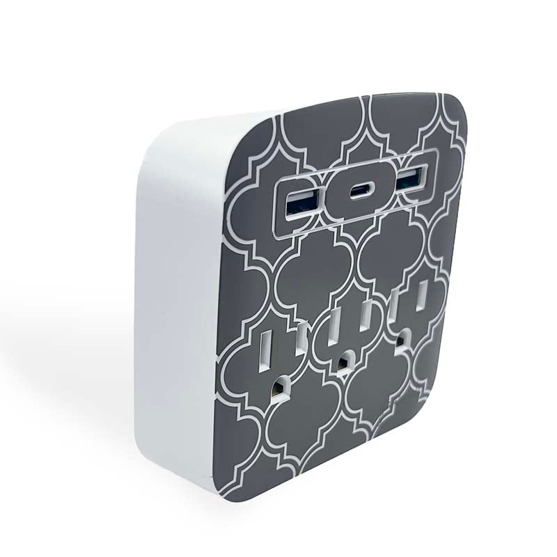 Flipo Glam Sockets™ Surge Protector With Phone Holder