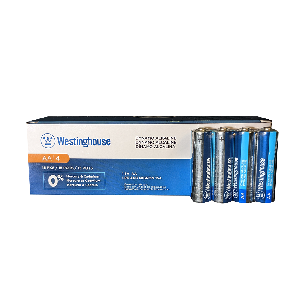 Westinghouse AA Dynamo Alkaline Cardboard Box of 60