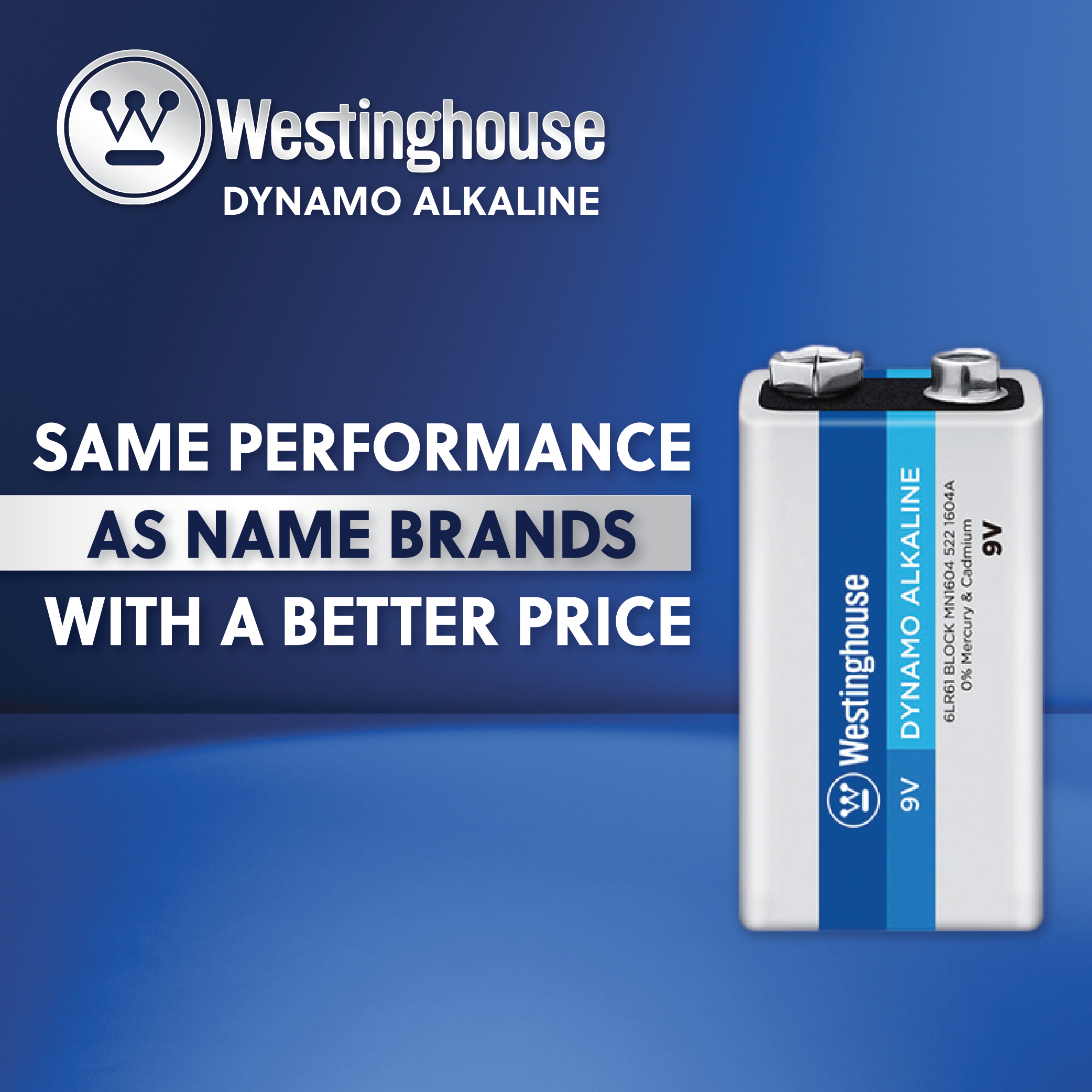 Westinghouse AAA Dynamo Alkaline Cardboard Box of 48
