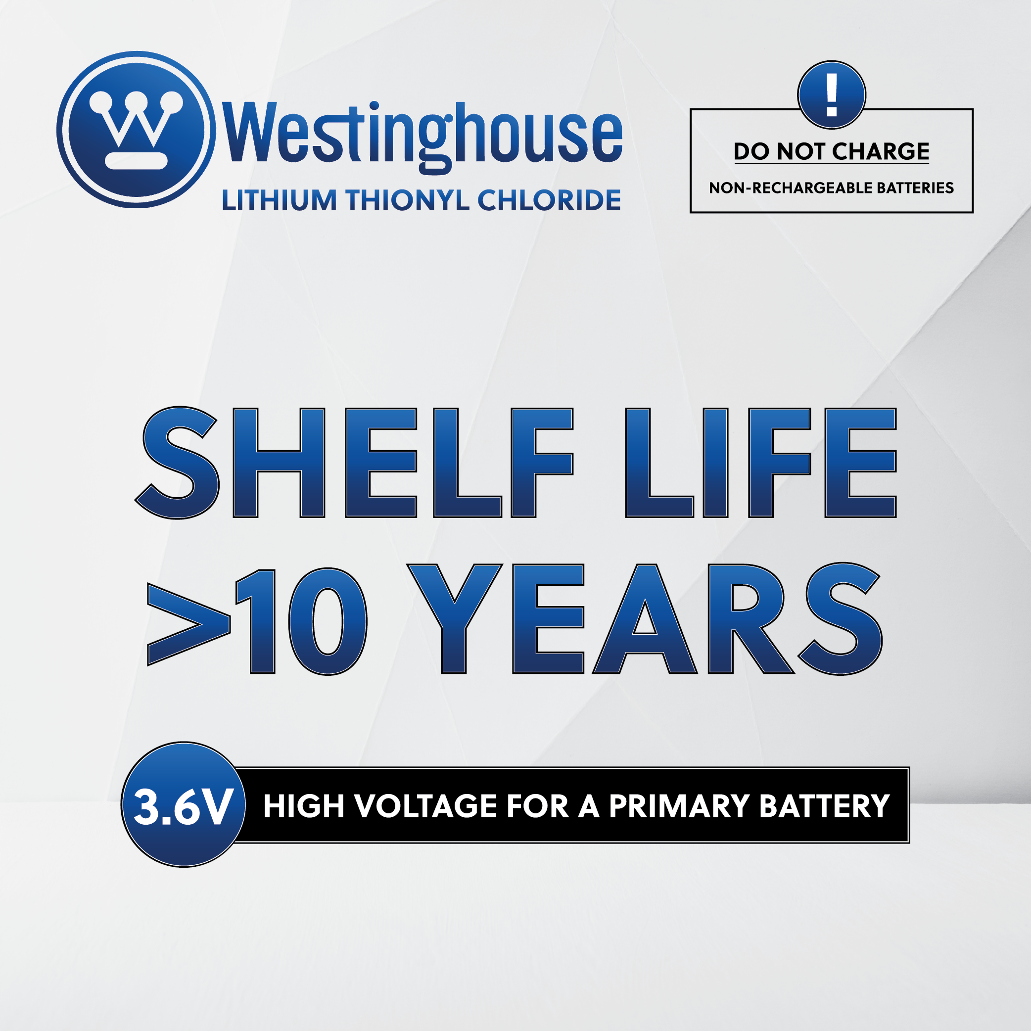 Westinghouse ER14505 AA Size 3.6V Lithium Primary Battery for Specialized Devices - Non Rechargeable