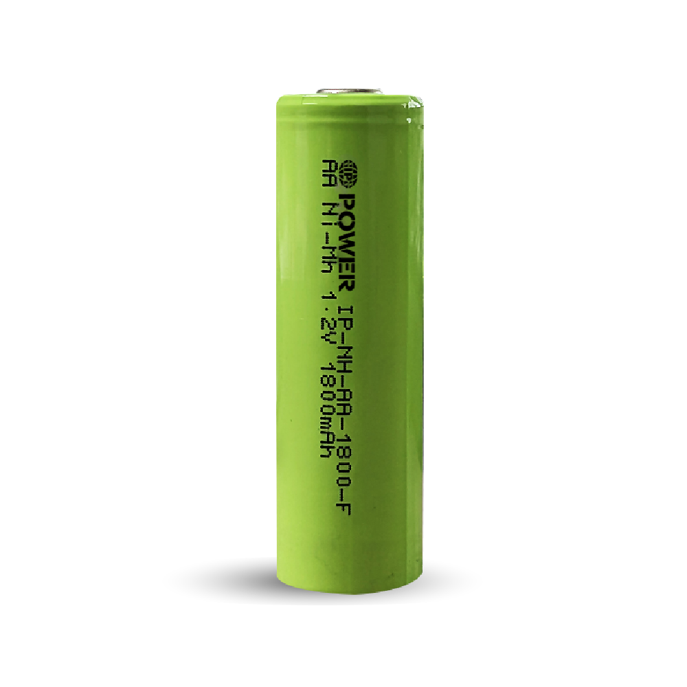 IP Power AA Ni-Mh 1.2V 1800mAh Rechargeable Flat Top Battery Bulk
