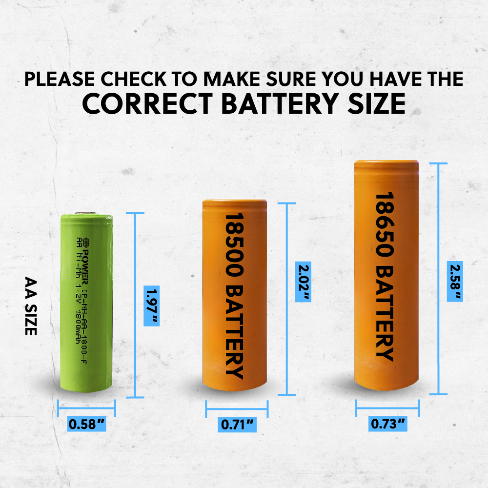 DROP SHIP: IP Power Ni-Mh AA 1800mAh Rechargeable Flat Top