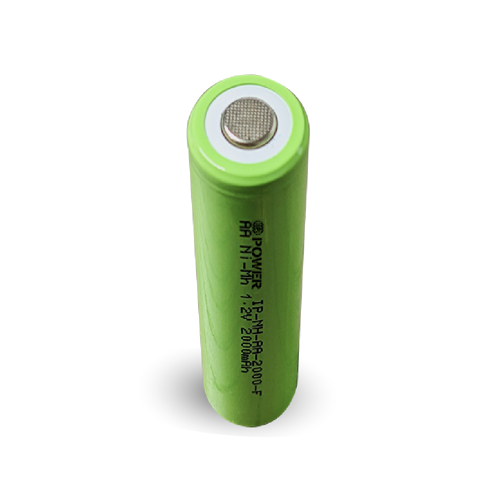 IP Power AA Ni-Mh 1.2V 2000mAh Rechargeable Flat Top Battery Bulk